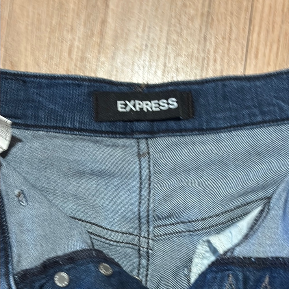Women's Dark Blue Jeans - Picture 2 of 5